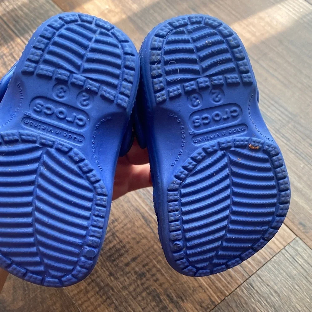Bundle Nike and Crocs Kids' Blue Clogs and White Sneakers